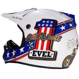  Rockhard Evel Knievel Offroad Helmet   Small/Color Me 