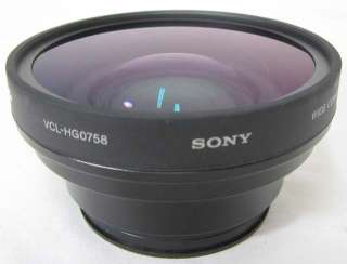 Sony VCL HG0758 Wide Angle Lens + LSF S58 Hood PD170 027242571112 