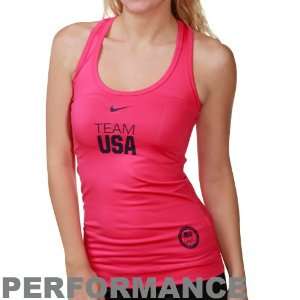  Nike USA Olympic Team Ladies Pink Team USA Logo 