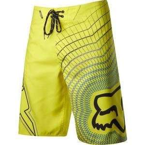  Fox Racing V3 Boardshorts   34/Blazing Yellow Automotive