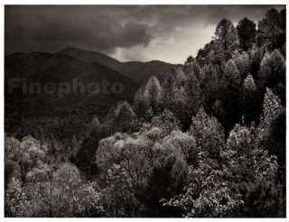 1949 Tennessee GREAT SMOKY Photo Engraving, ANSEL ADAMS  