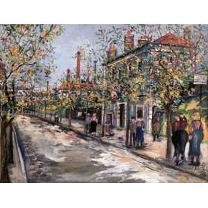 FRAMED oil paintings   Maurice Utrillo   24 x 18 inches   Avenue des 