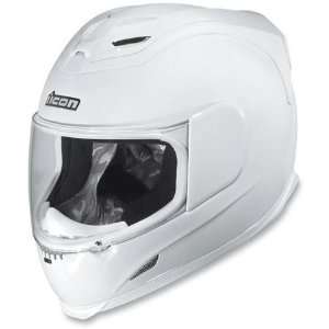  Icon Airframe Solid Full Face Helmet Small  White 
