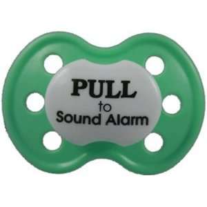  Lots to Say Baby Pacifier  Pull to Sound Alarm Green Baby