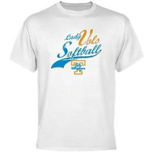  UT Volunteers Shirts  Tennessee Lady Vols White Softball 