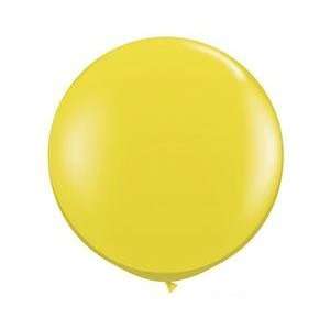  36 Inch Latex Balloon Yellow (Premium Helium Quality) Pkg 