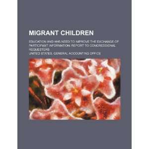  Migrant children Education and HHS need to improve the 