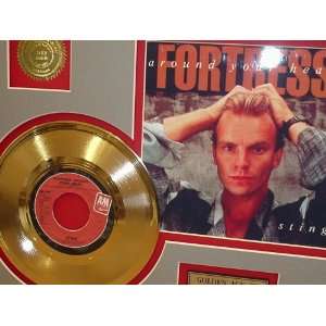  STING GOLD RECORD LIMITED EDITION DISPLAY 