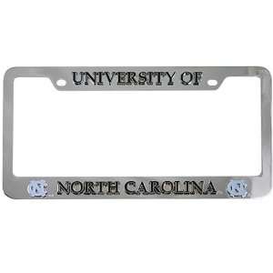  North Carolina Tar Heels (UNC) Chrome License Plate Frame 