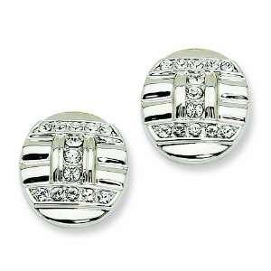  Art Deco Earrings/Platinum Plated Mixed Metal Jewelry