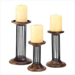  Artisan Candleholder Trio