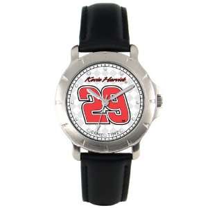 KEVIN HARVICK #29 Beautiful Glass Crystal Face Driver Series WATCH 