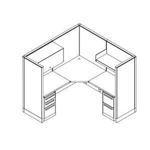   76D x 76W x 64H Overall, NVision, Haworth Brand, 