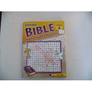  Jumbo Bible Word Search Puzzles Vol 4 Toys & Games