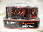 Advanced Time Technology Electric Analog Alarm Clock, Black   2050 