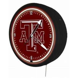 Texas A&M Aggies Jumbo Neon Clock