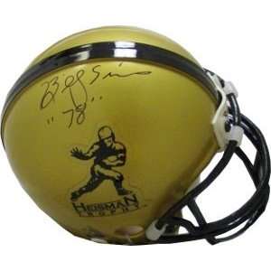  Billy Sims signed Heisman Mini Helmet 78 Sports 