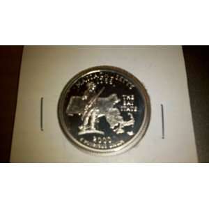  2000 US Mint Silver GEM Proof Massachusetts State Quarter 