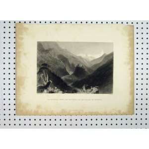 Val Queyraz Valley Arvieux C1865 Mountain Scene Print 