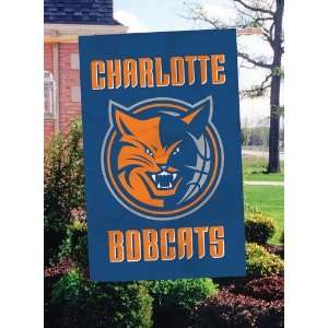  Charlotte Bobcats House/Porch Embroidered Banner Flag 