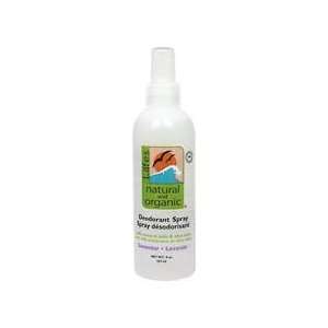  Natural & Organic Deodorant Spray Lavender 8 oz Spray 