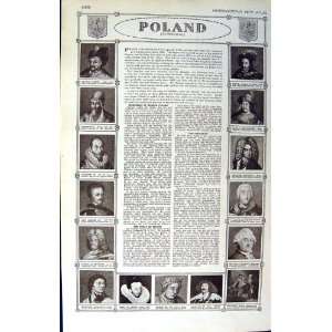   1922 POLAND BATTORI SOBIESKI HENRY AUGUSTUS HISTORY
