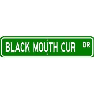  Black Mouth Cur STREET SIGN ~ High Quality Aluminum ~ Dog 