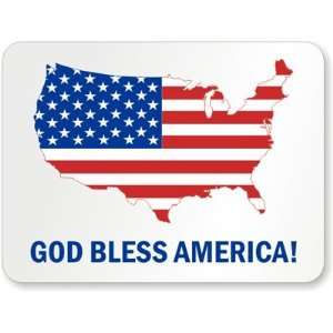  God Bless America Patriotic Sign High Intensity Grade, 24 