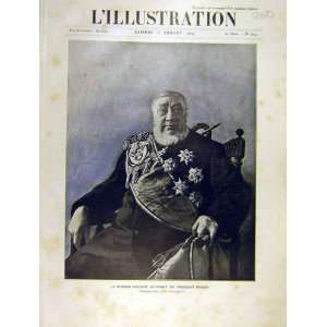 Portrait President Kruger Africa Boer French Print 1904 