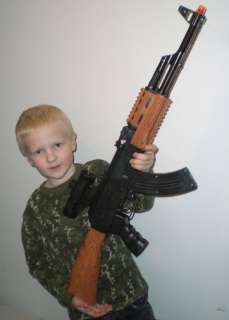 Toy AK 47 Full Size Machine Gun Police Swat Team Weapon  