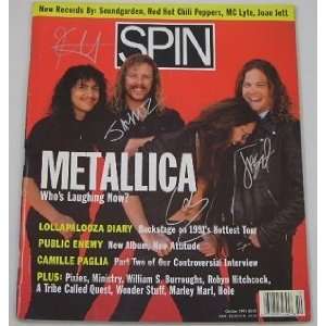     Hand Signed Autographed Spin Magazine 1991 