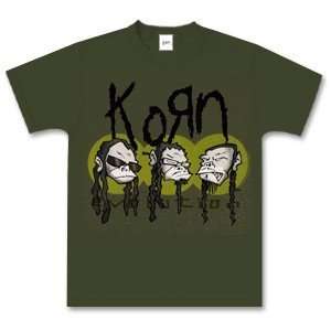  Korn Monkey head T Shirt