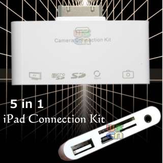 in1 AV Camera Connection Kit USB Card Reader for iPad  