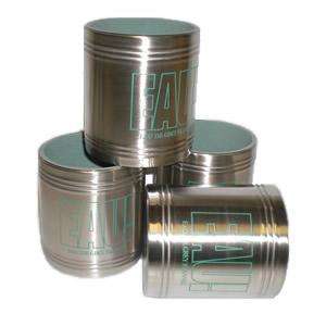 Set of 4 Insulated Stainless Steel Beverage Holders  