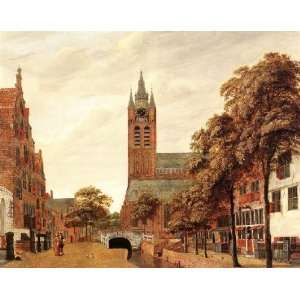   painting name View of Delft, By Heyden Jan van der