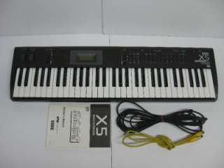 Korg X5 Music Synthesizer + Manual & Extras Very Nice Condition 