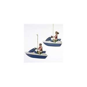  Club Pack of 12 Man and Woman Riding Jet Skis Christmas 