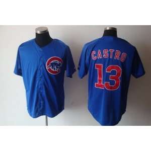  chicago cubs #13 starlin castro blue jerseys chicago cubs 