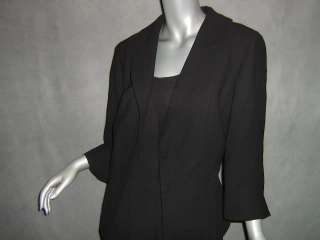 JESSICA HOWARD⋆ Black 2PC Power Dress Suit NEW 14W  