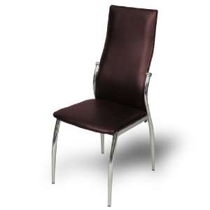  Walker Edison CHA5BR   4 Dining Chairs in Brown Furniture 
