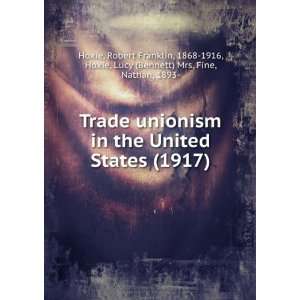 Trade unionism in the United States (1917)