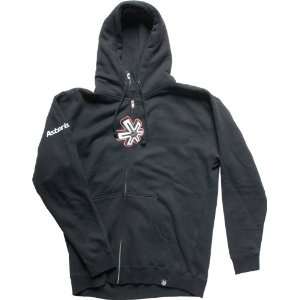 Asterisk Zip Up Logo Hoodie , Color Black, Size XL A HD 
