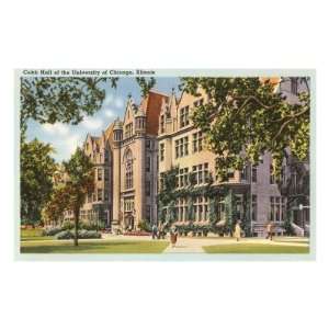   University of Chicago, Illinois Premium Poster Print, 12x8 Home