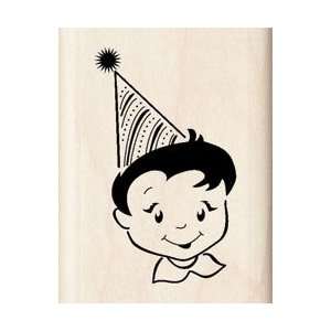  Inkadinkado Mounted Rubber Stamp Party Boy