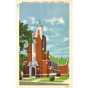 1940s Vintage Postcard   Ebenezer Evangelical Lutheran 