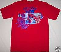   Mens Red TEE Classic Originals Russell Simmons Urban Wear Fat  