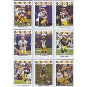  2008 Topps Football Green Bay Packers Team Set Sports 