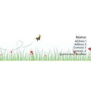  Bee   Skinny Business Card Template