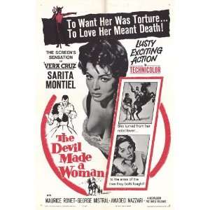  The Devil Made a Woman Movie Poster (27 x 40 Inches   69cm 