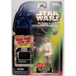    POTF2 Luke Skywalker (Blast Shield) FREEZE FRAME C8/9 Toys & Games